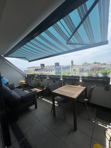 Mario Maierl GmbH München Markisen Lamellendach Sonnenschutz Jalousien Rollladen Rollo Reparatur — Kundenfoto